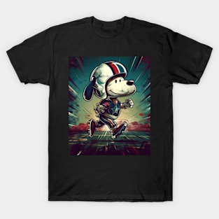 Snoopy Vs Arizona Diamondbacks Beagle Pitch T-Shirt